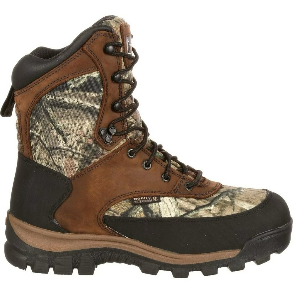 Rocky Core Men’s Size 13M Waterproof 800G Insulated Outdoor Camo Boots